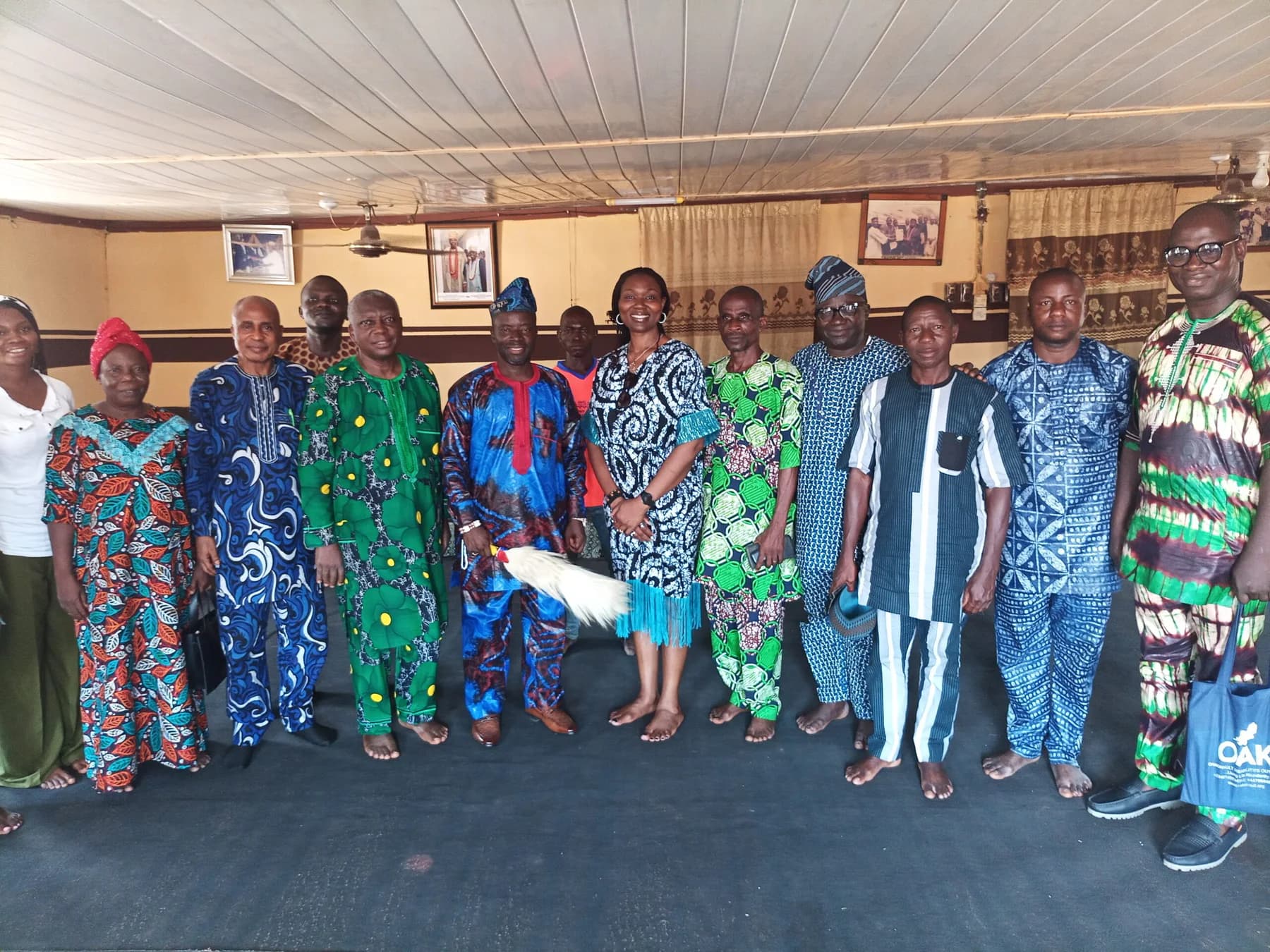OAKonsult representatives during a community engagement visit
