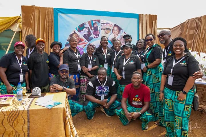OAKonsult Nigeria team gathered at a community event