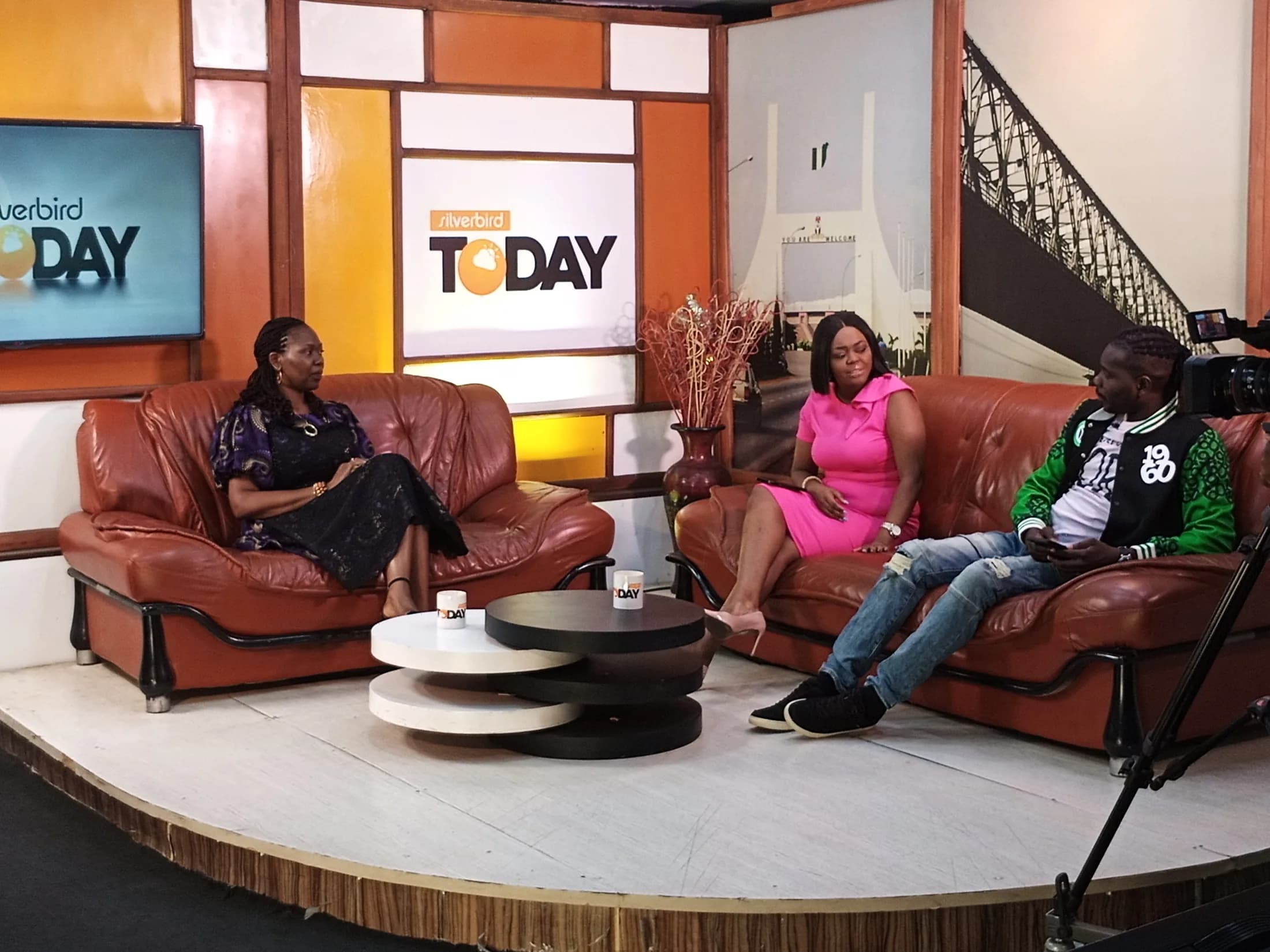 OAKonsult representatives taking part in a Silverbird Television studio discussion