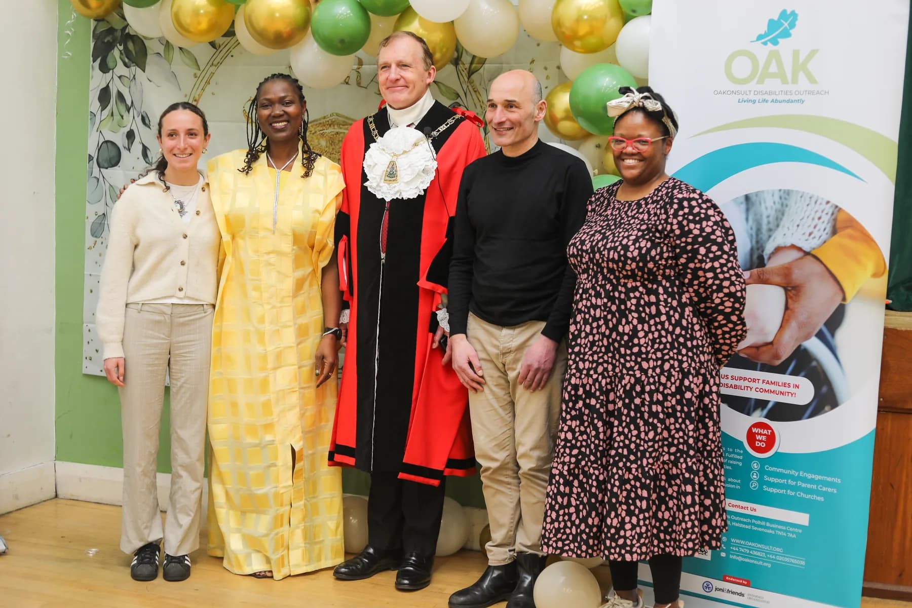 OAKonsult representatives and invited guests at the Project ME celebration