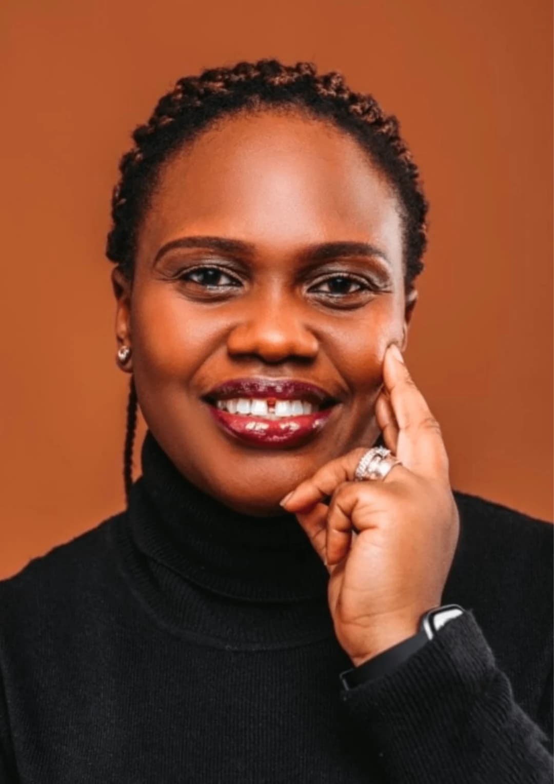 Portrait of Itunuade Iyun, Country Director for OAKonsult Nigeria