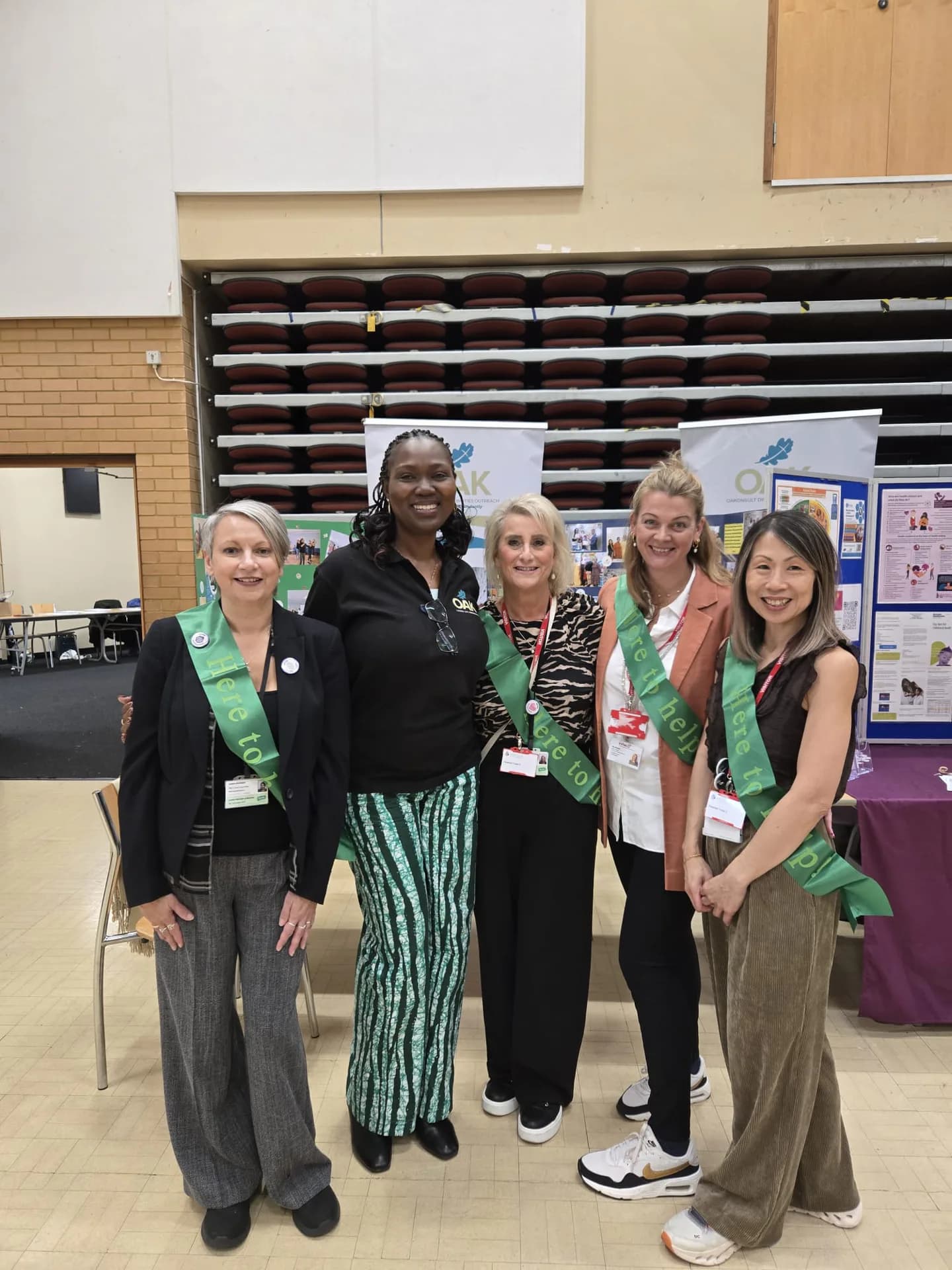 OAKonsult representatives at a community event