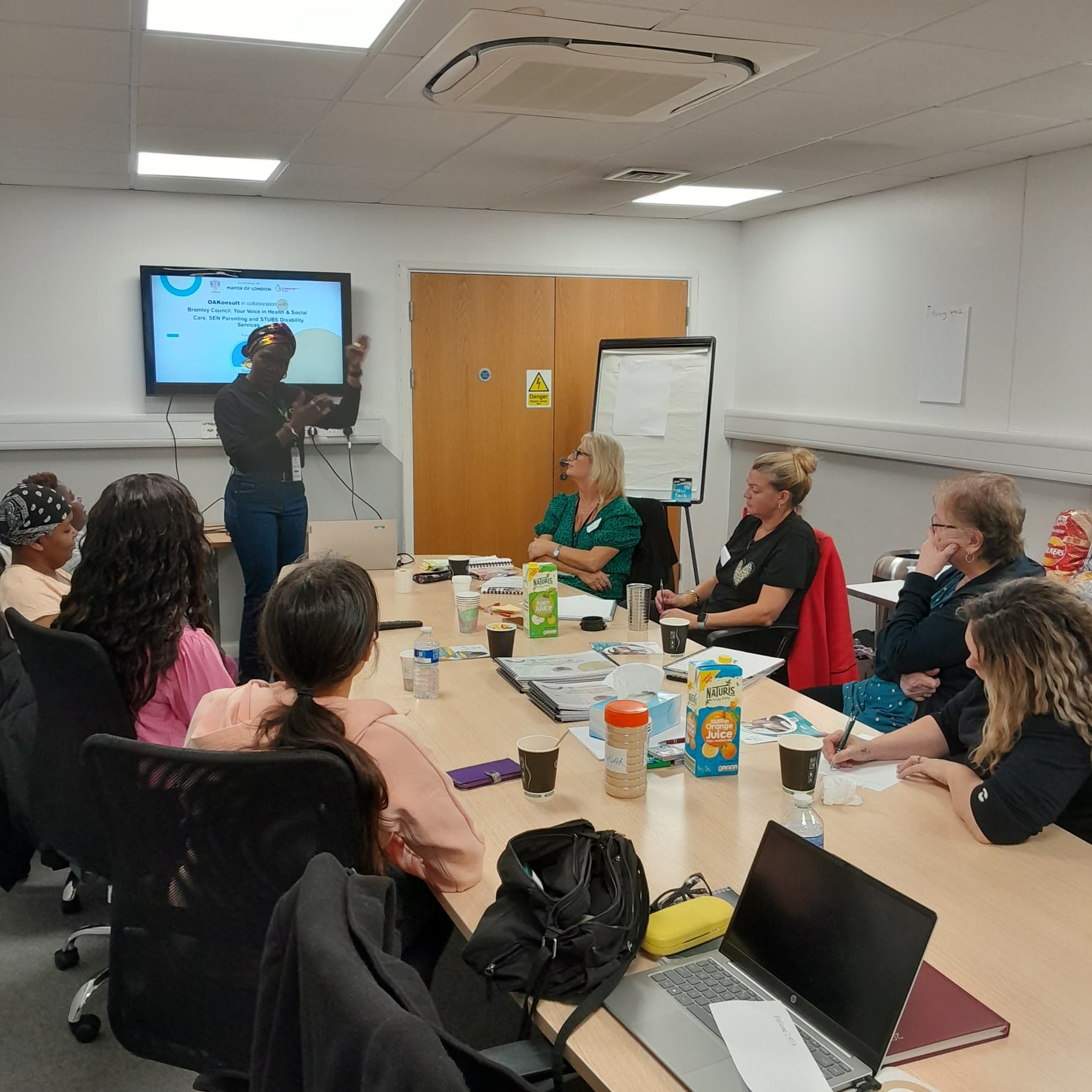 A Project ME group session